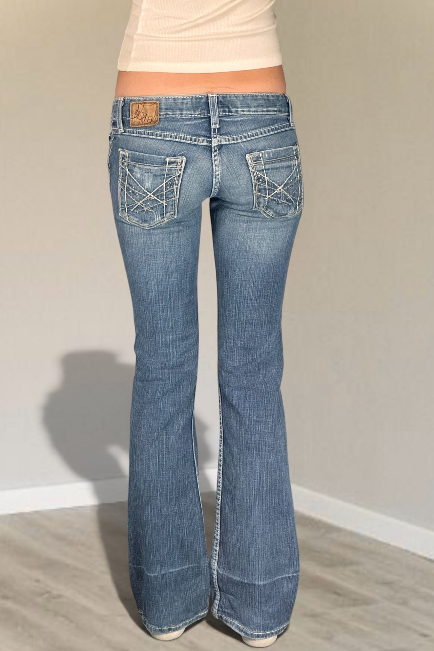 Lågmidjade jeans stl: XS