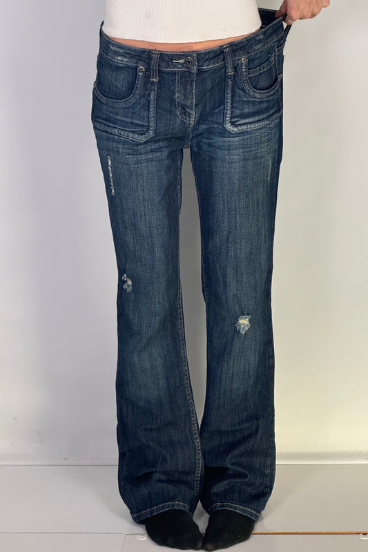 Lågmidjade jeans stl: M
