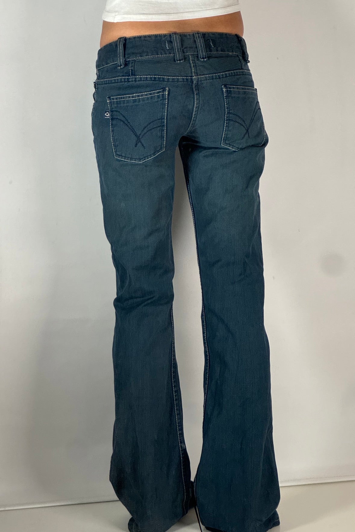 Lågmidjade jeans stl: XXS (W27/L34)