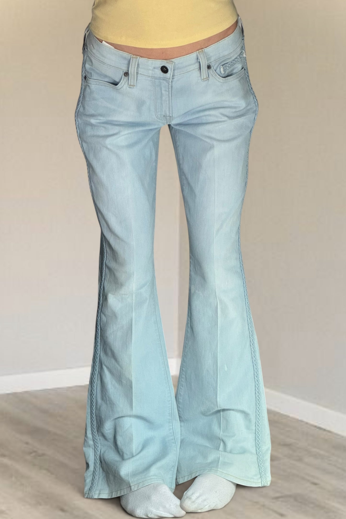 Lågmidjade jeans stl: S/M