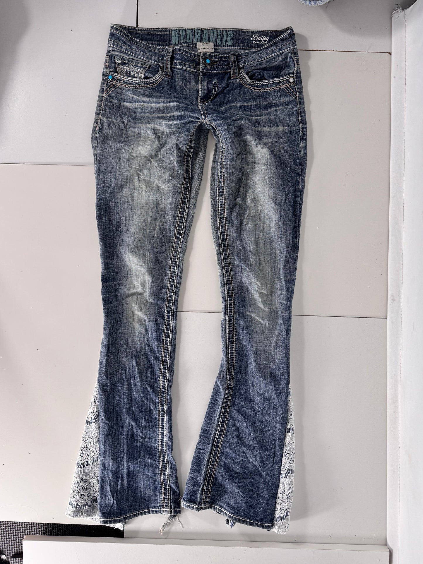 Lågmidjade jeans stl: XS