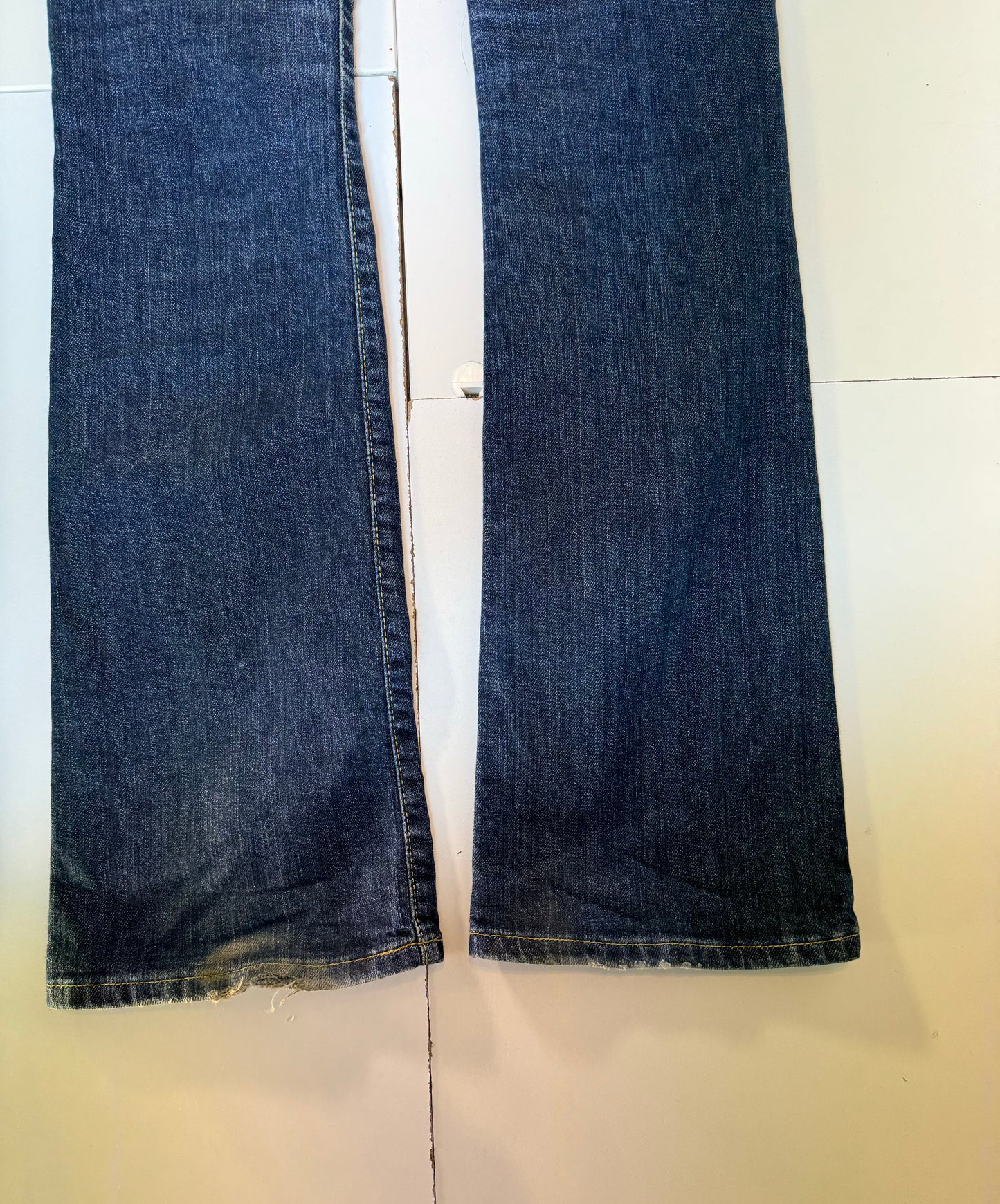 Lågmidjade jeans–stl: XS