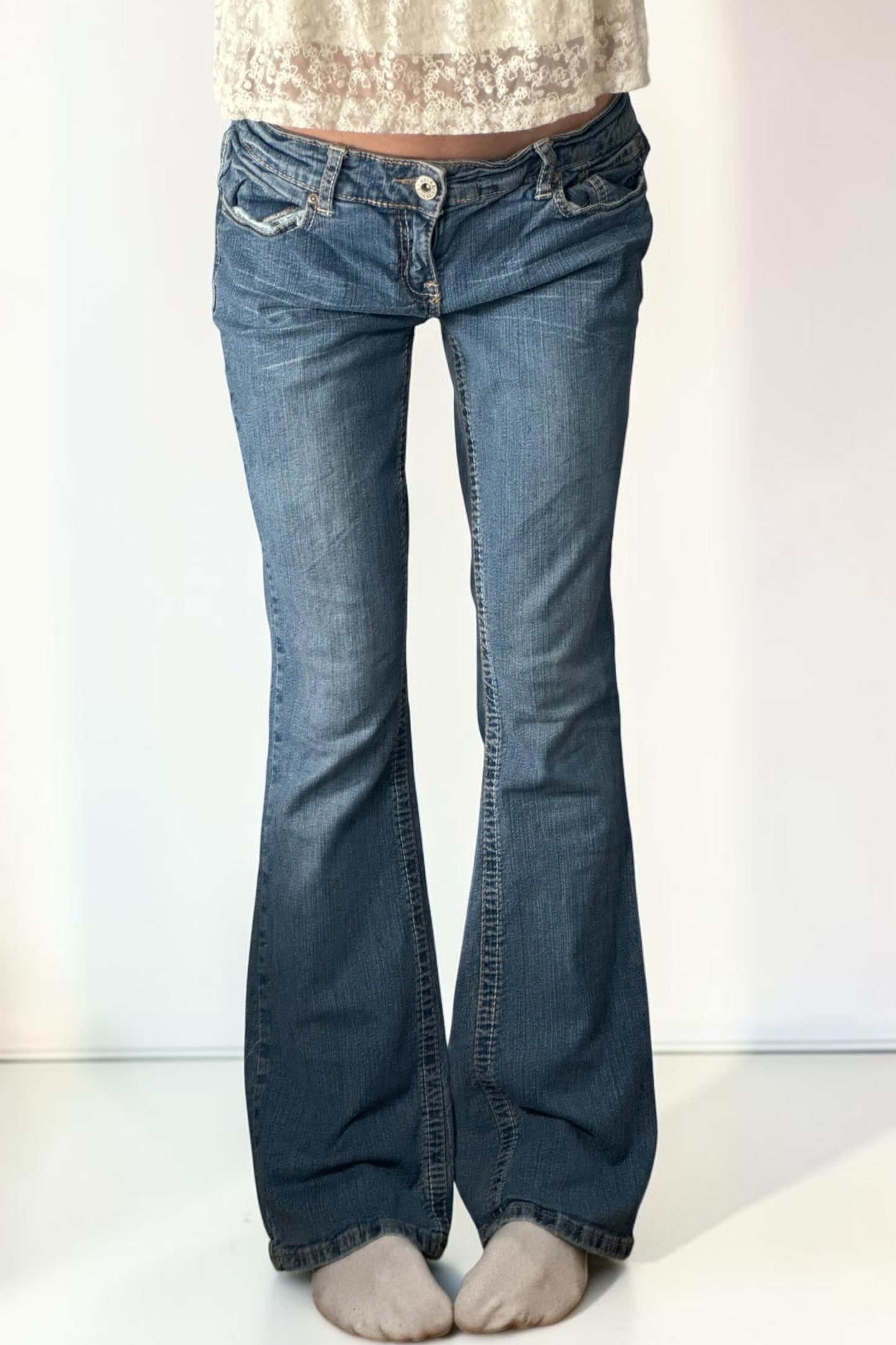 Lågmidjade jeans stl: