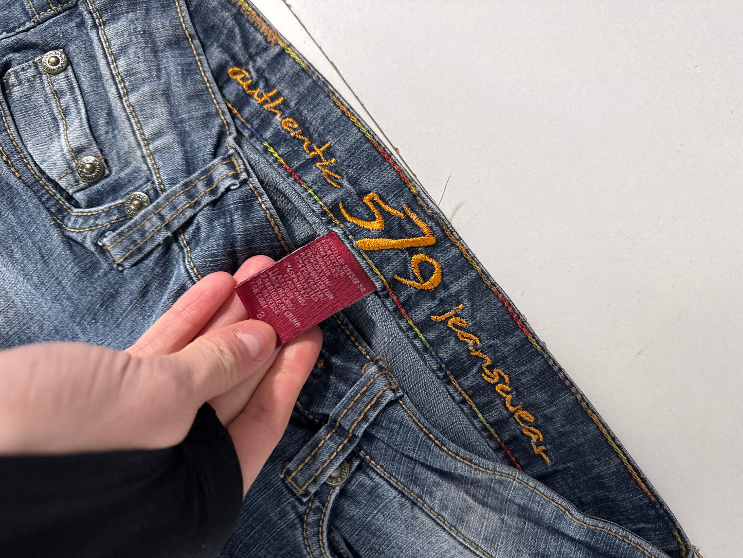 Lågmidjade jeans stl: XS