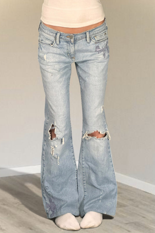 Lågmidjade jeans stl: S