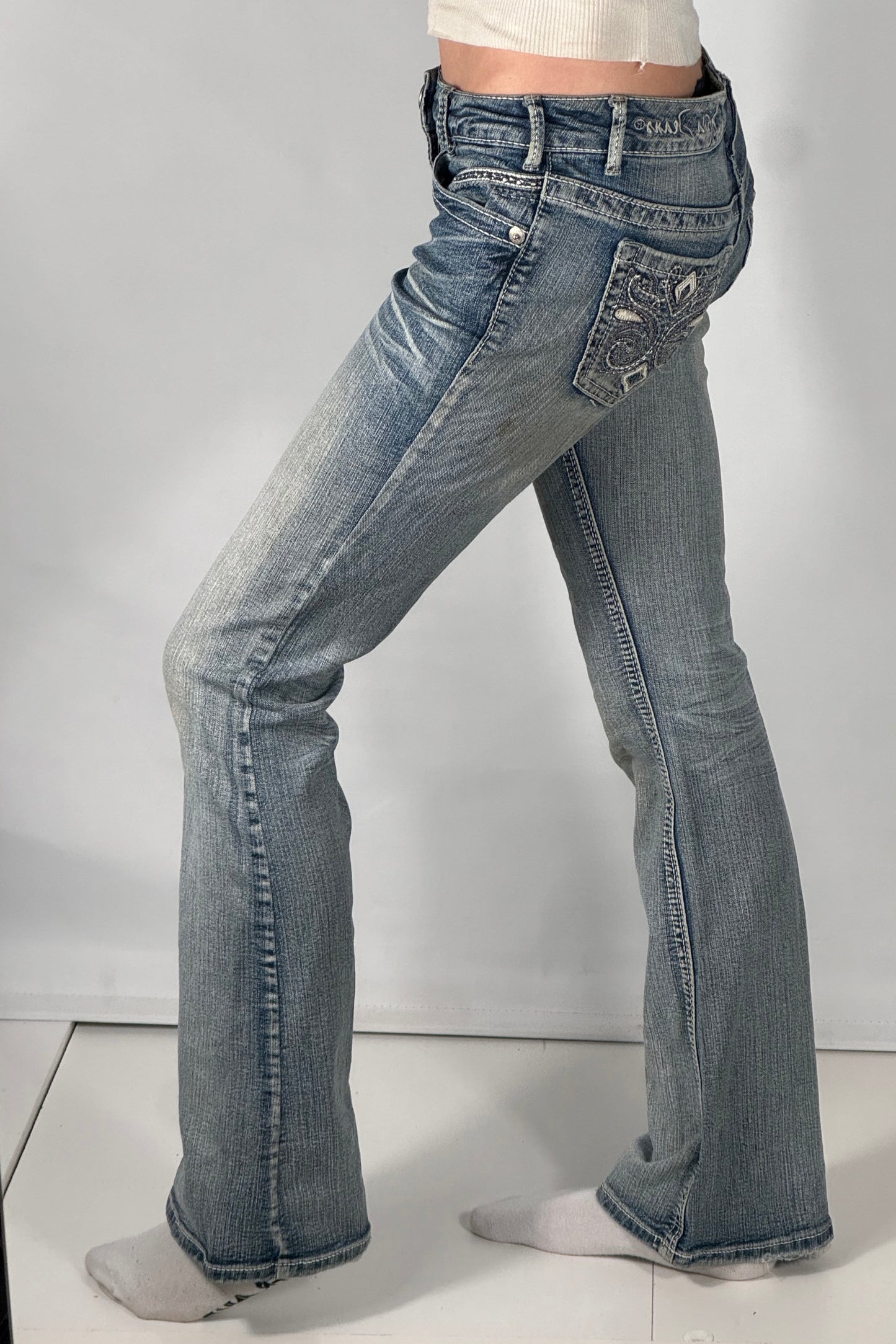 Lågmidjade jeans stl: XS