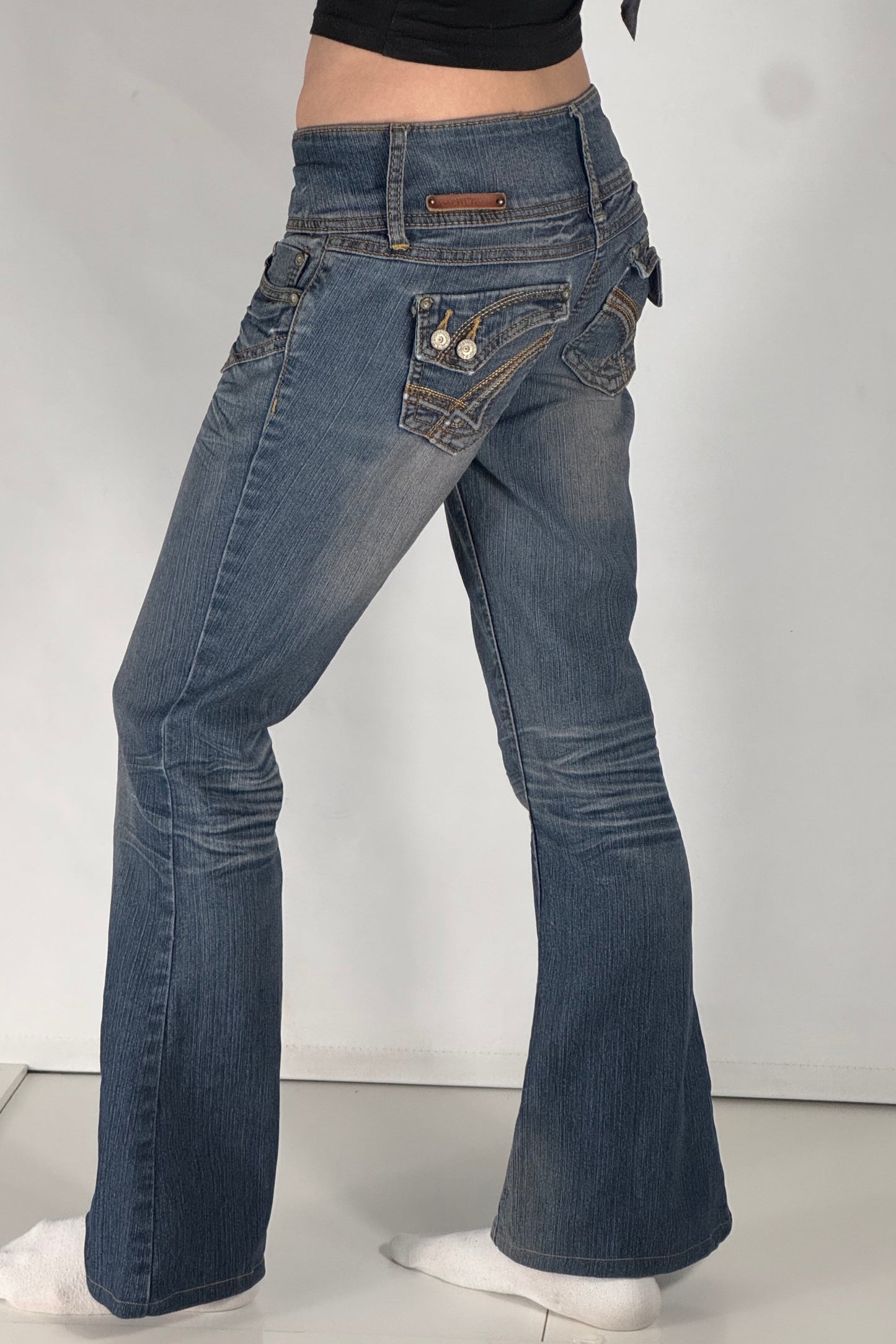 Lågmidjade jeans stl: S
