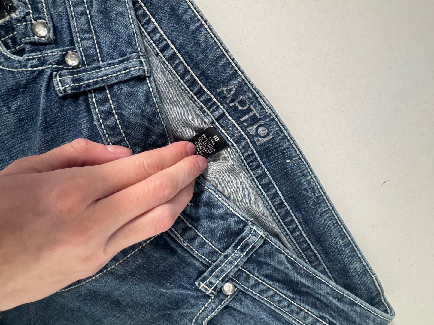 Lågmidjade jeans stl: