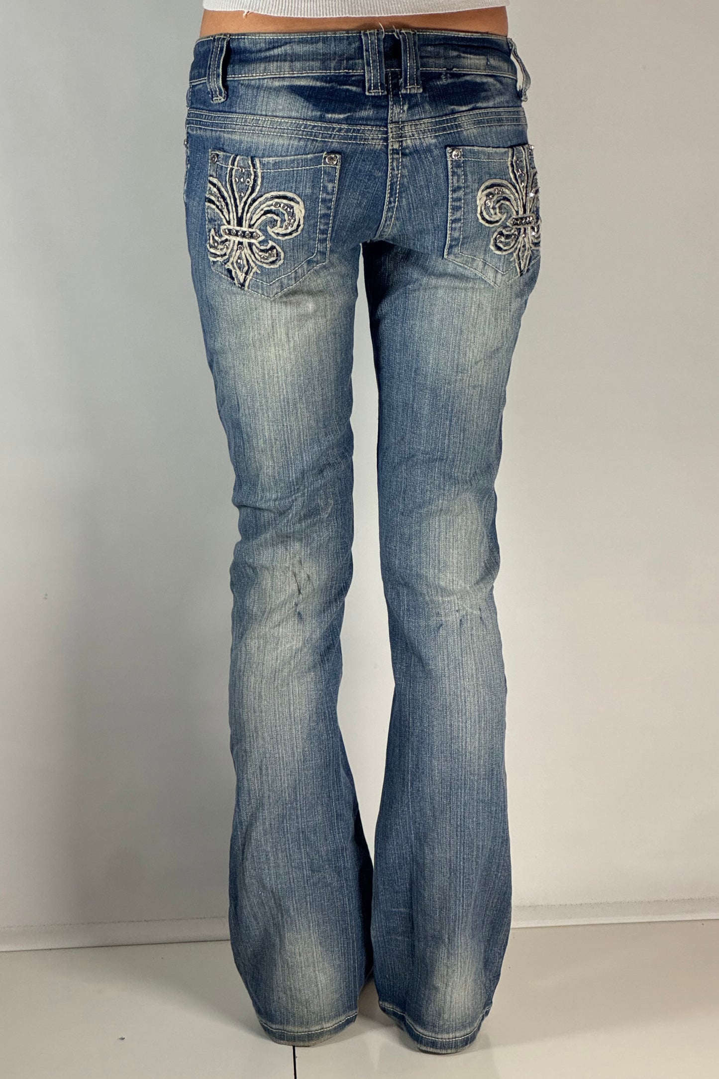 Lågmidjade jeans stl: XS