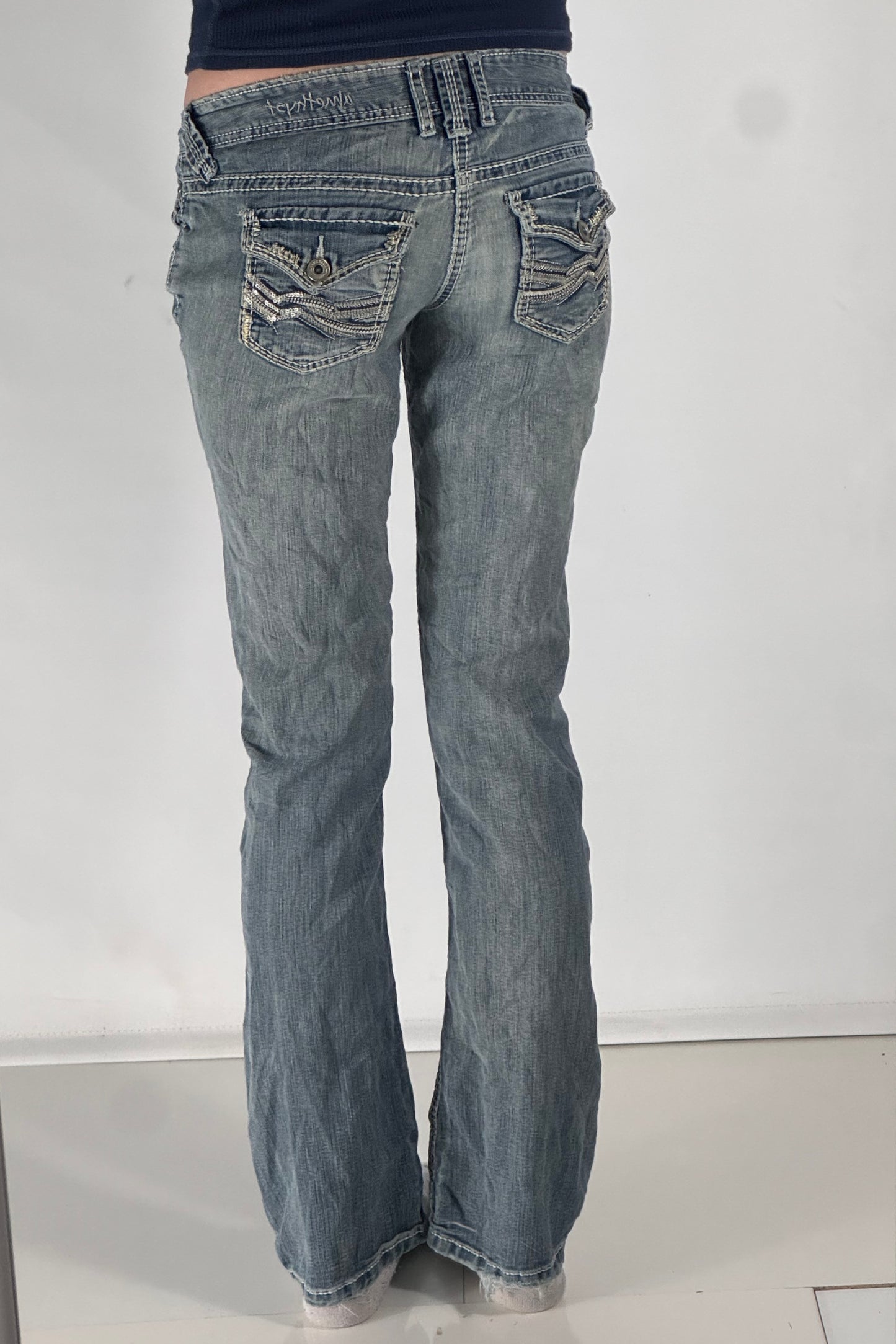 Lågmidjade jeans stl: XS