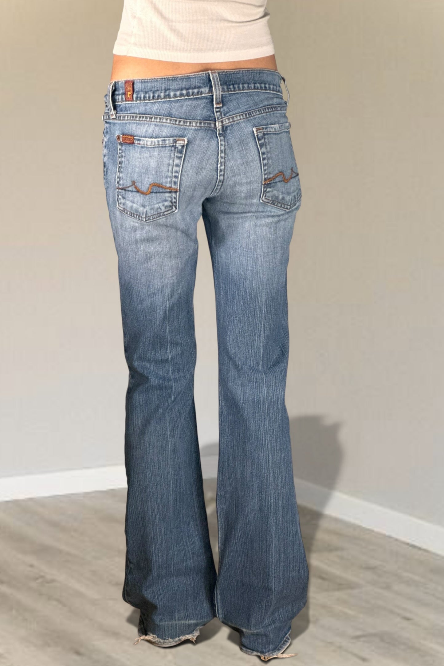 Lågmidjade jeans stl: XS