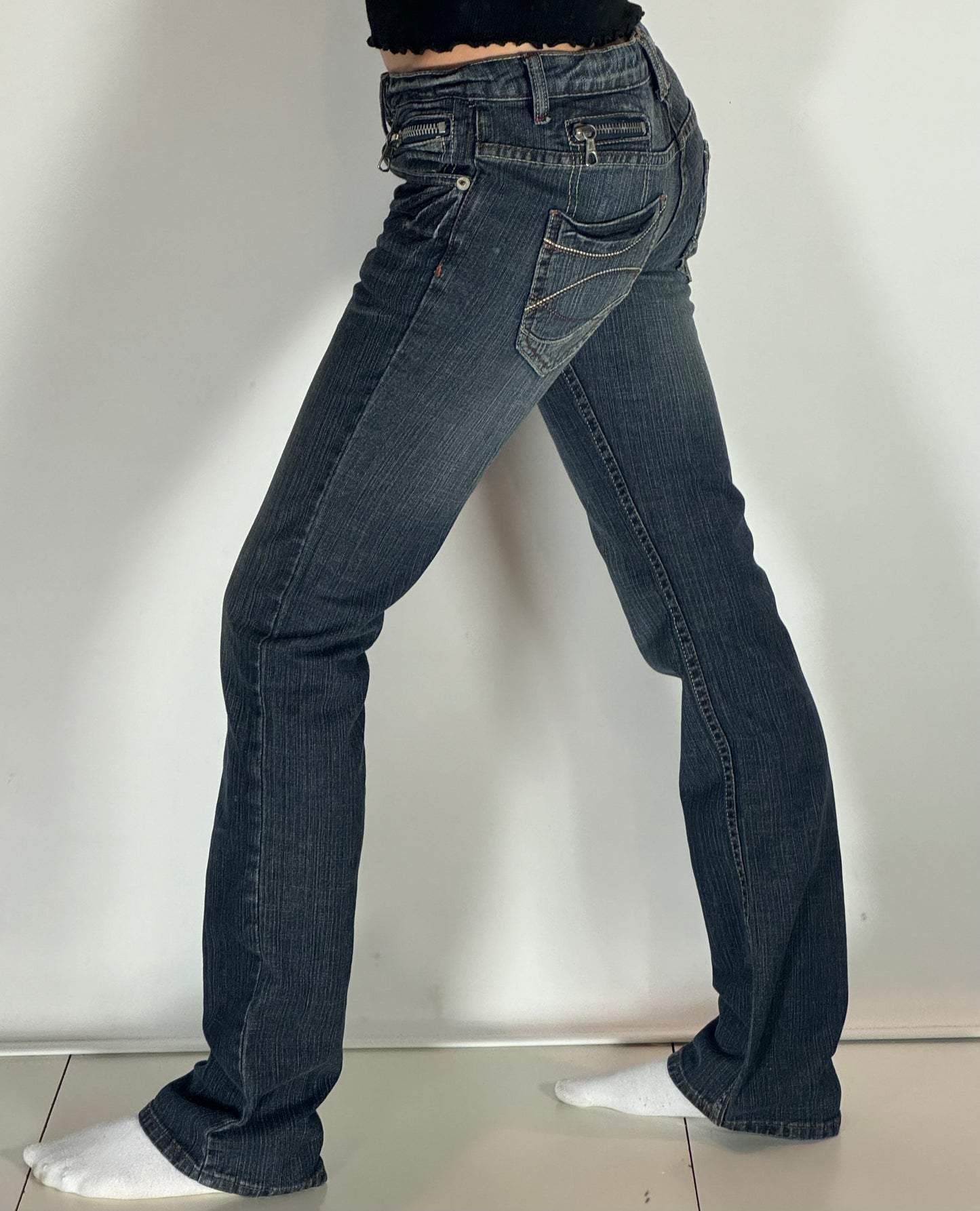 Lågmidjade jeans stl: S