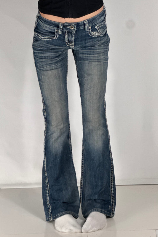 Lågmidjade jeans stl: XS