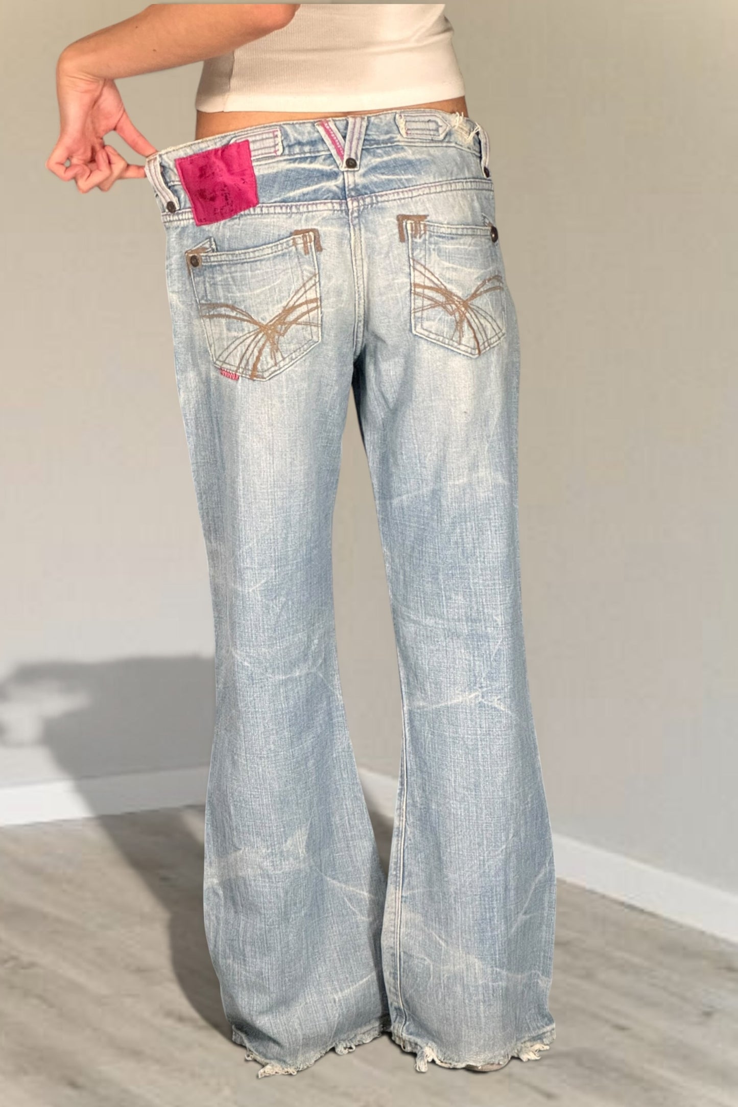 Lågmidjade jeans stl: M/L