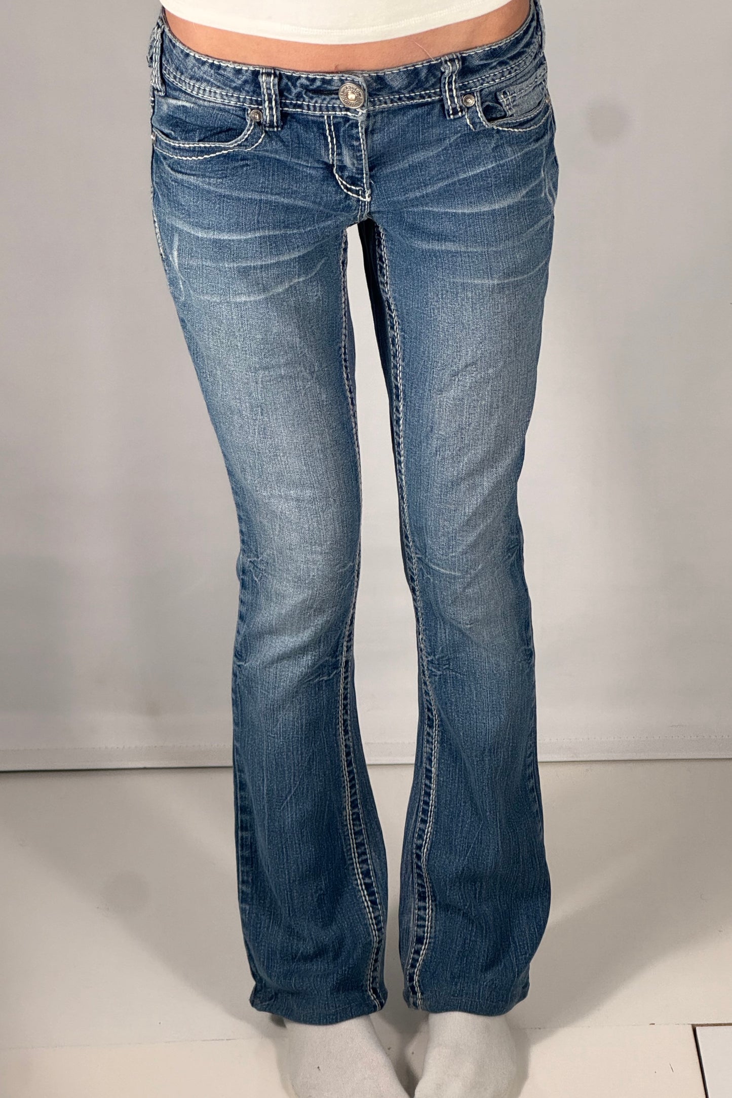 Lågmidjade jeans stl: S