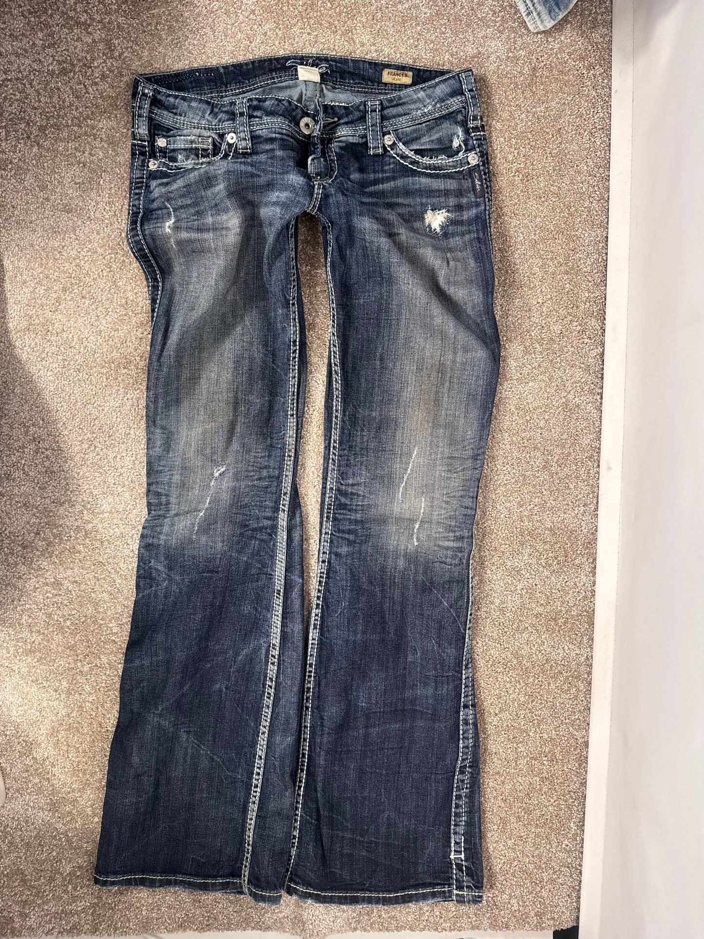 Lågmidjade jeans stl: M