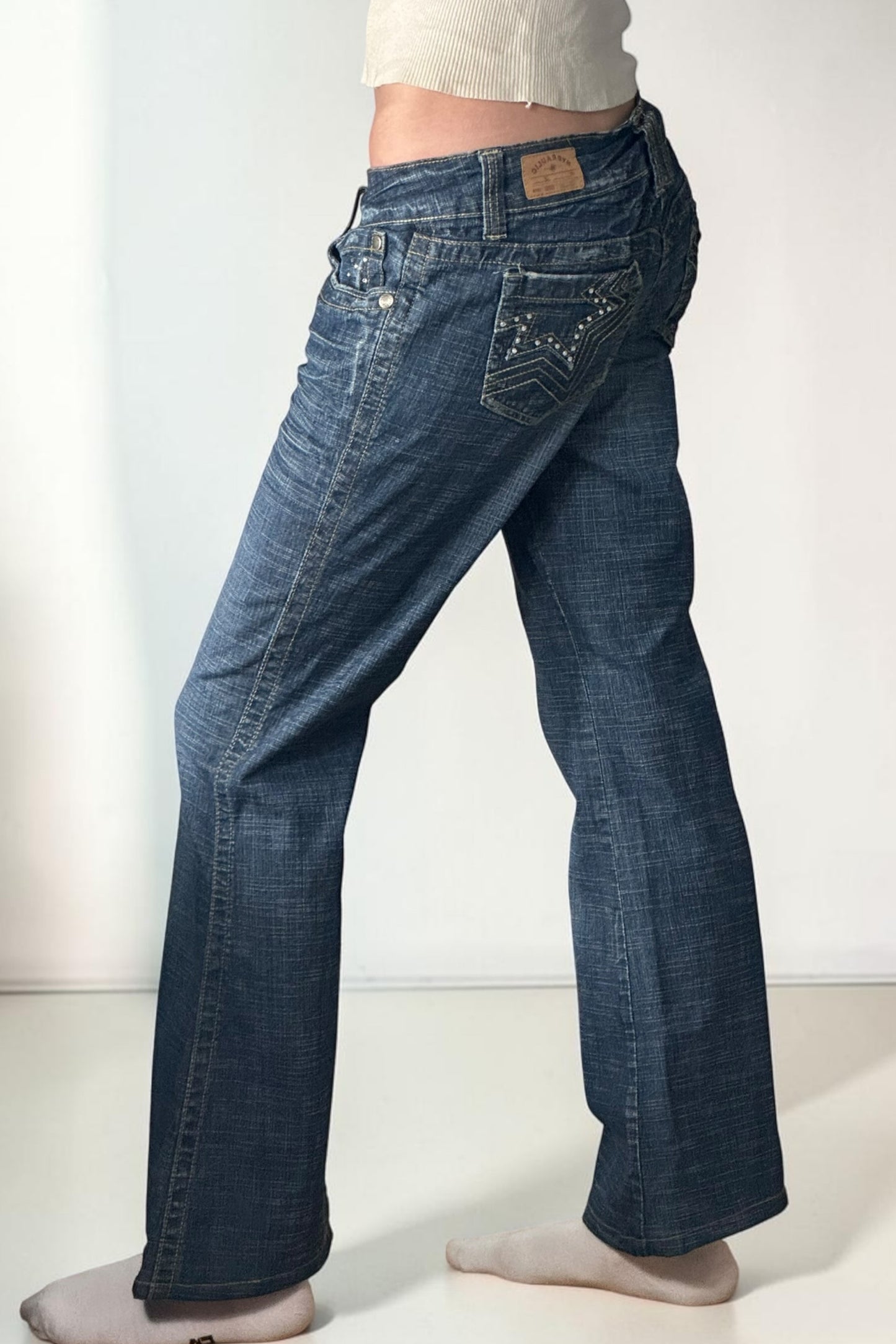 Lågmidjade jeans stl: S