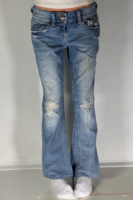 Lågmidjade jeans stl: S