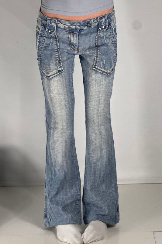 Lavtaljede jeans str: XS