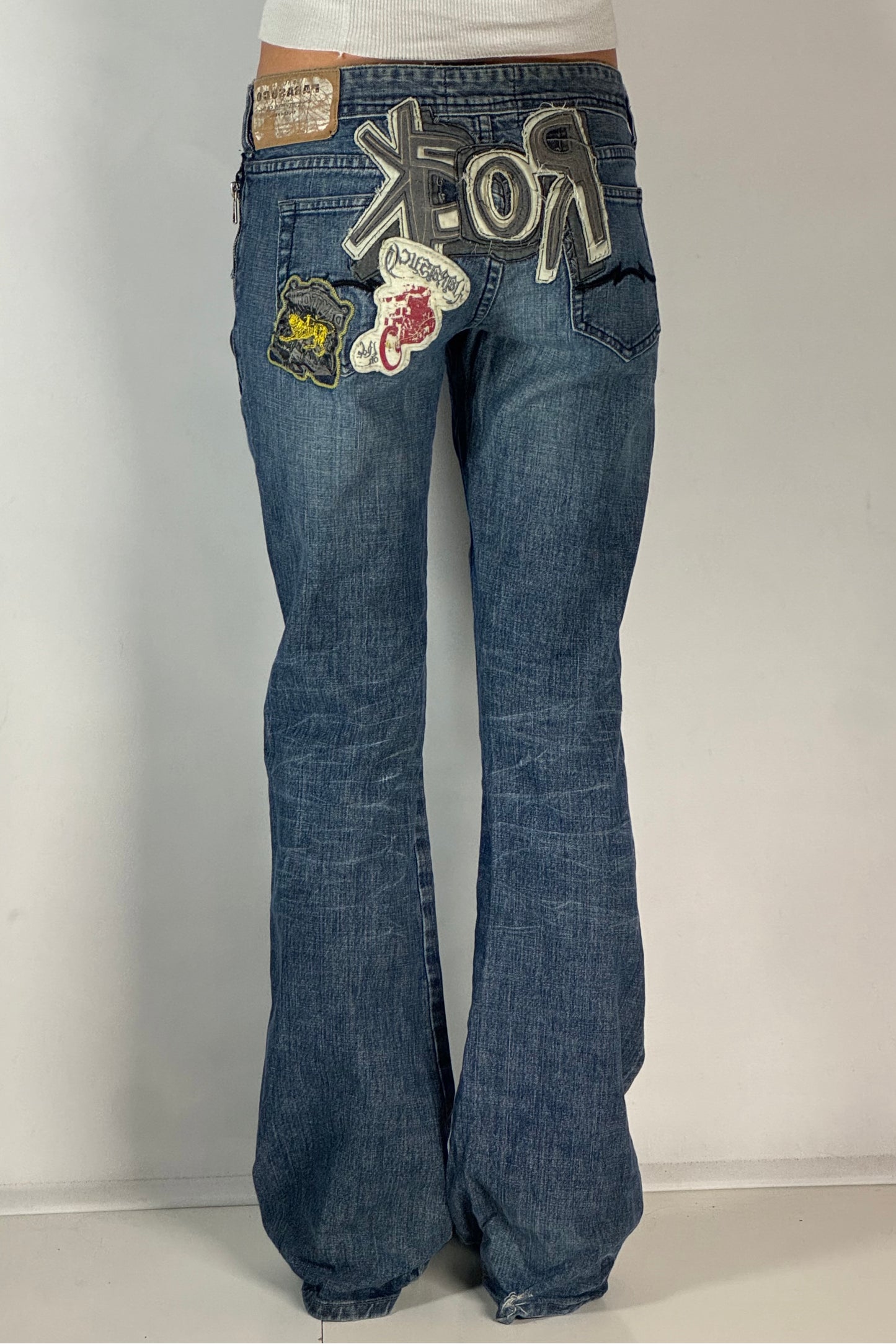 Lågmidjade jeans stl: S
