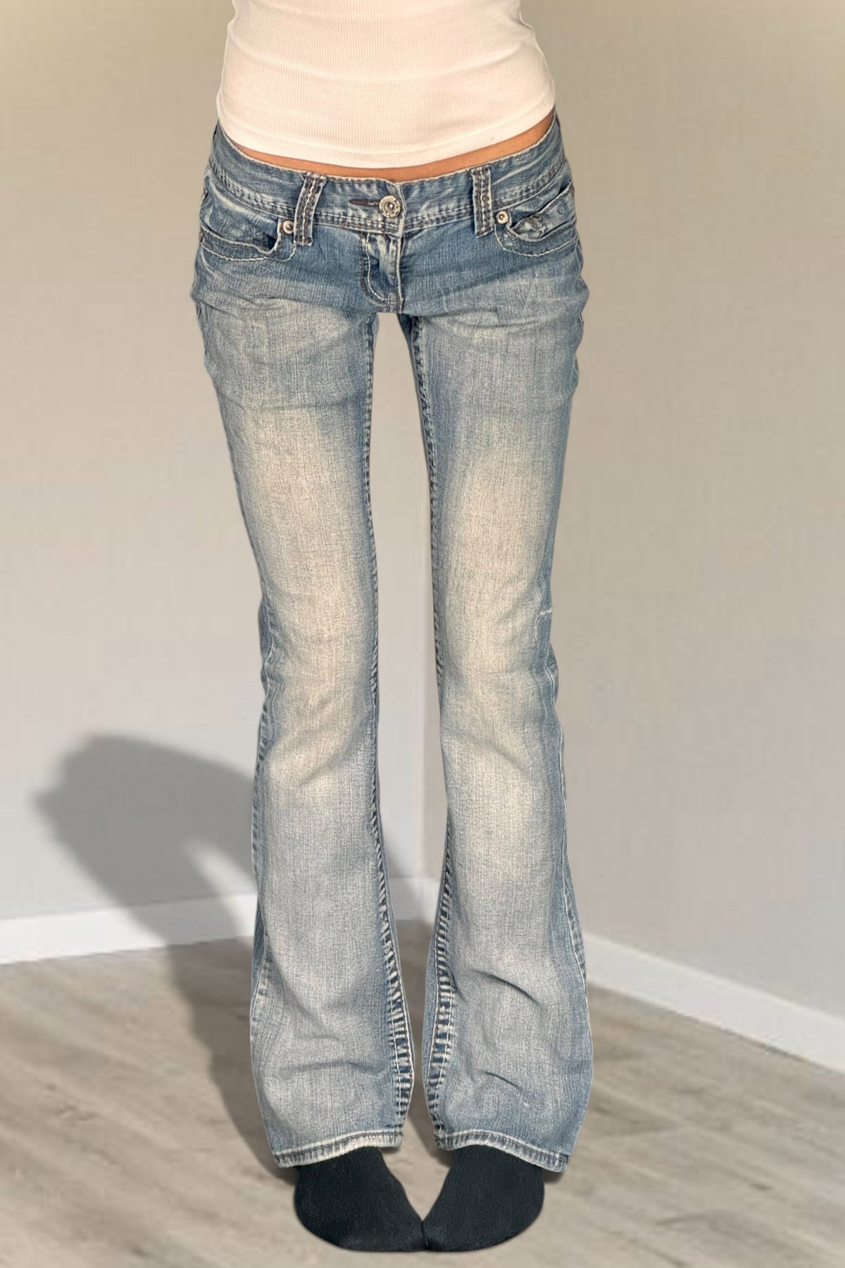 Lågmidjade jeans stl: XS