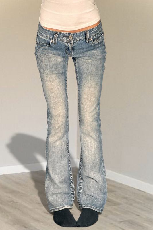Lågmidjade jeans stl: XS
