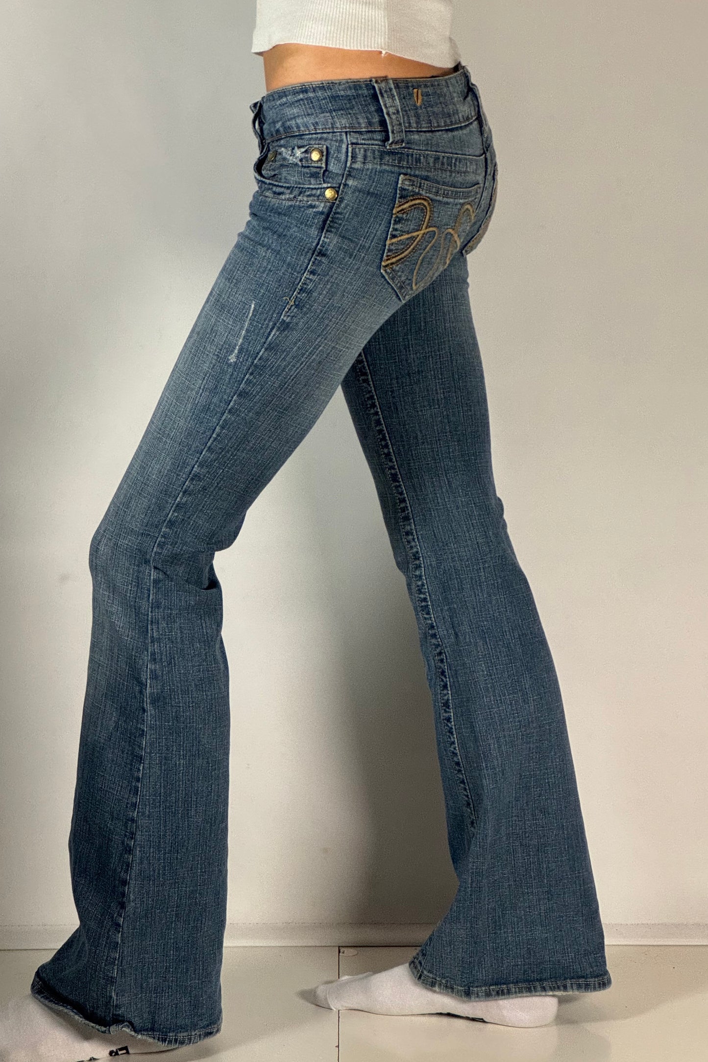 Lågmidjade jeans stl: XXS