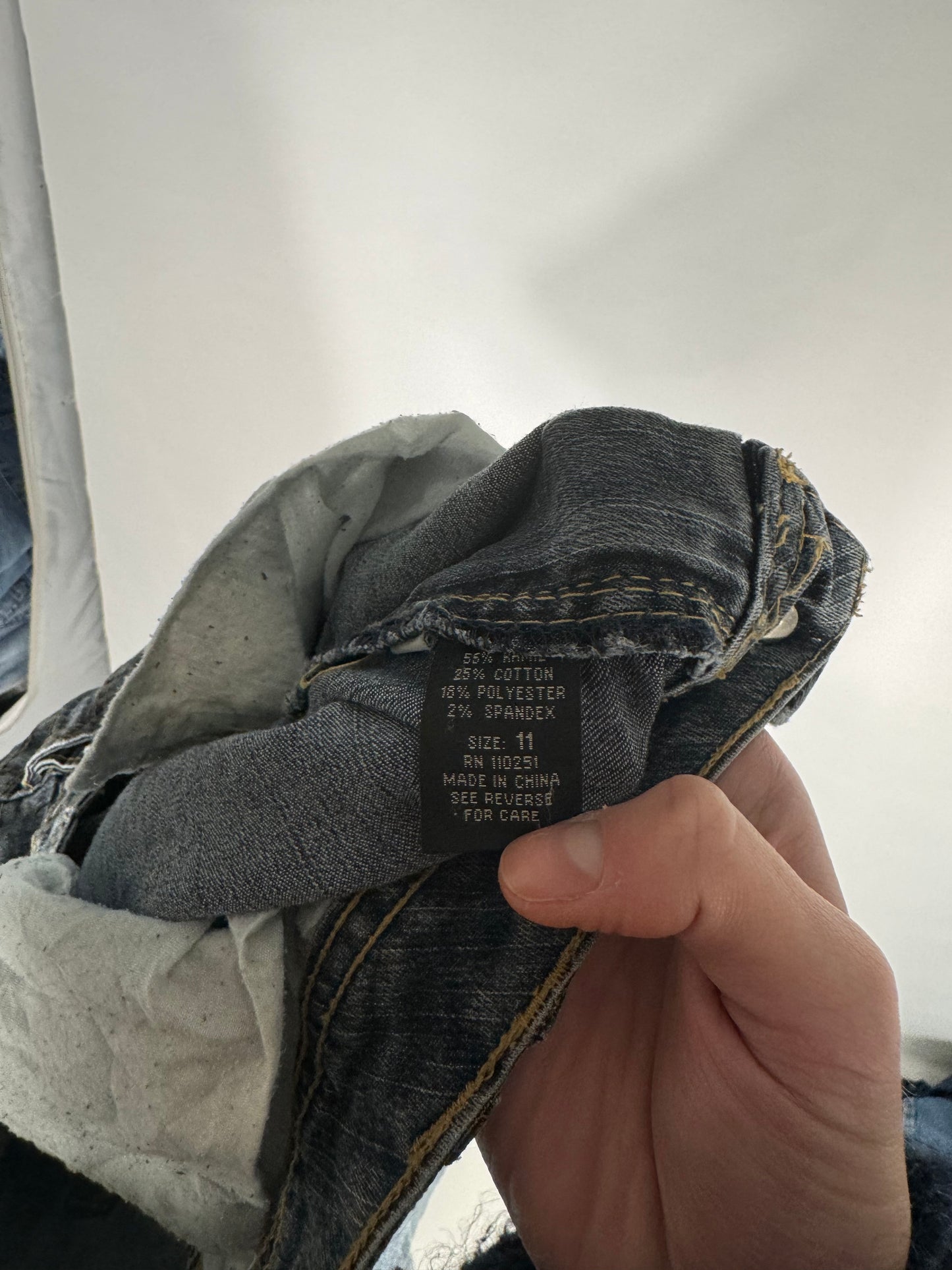 Lågmidjade jeans stl: S/M
