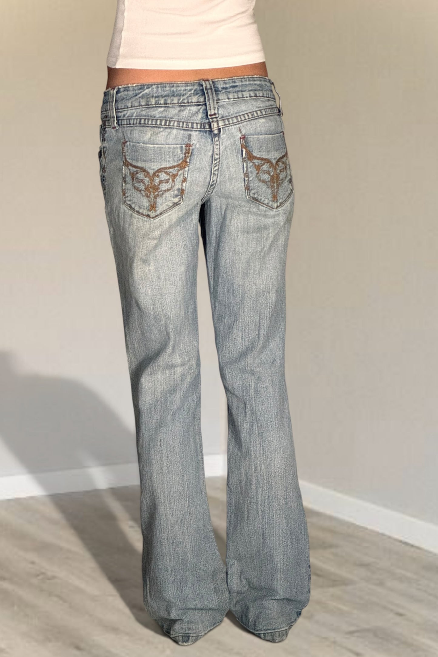 Lågmidjade jeans stl: XS