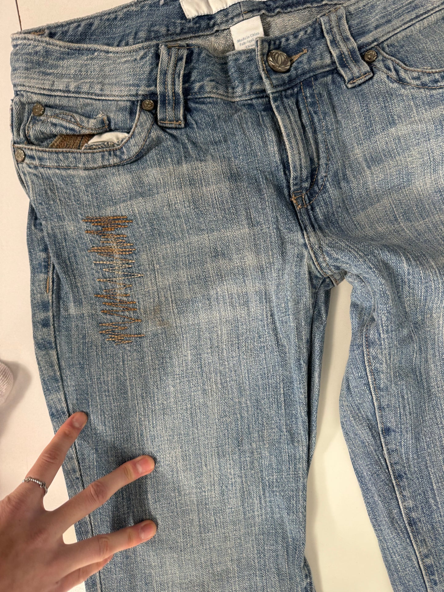 Lågmidjade jeans stl: S