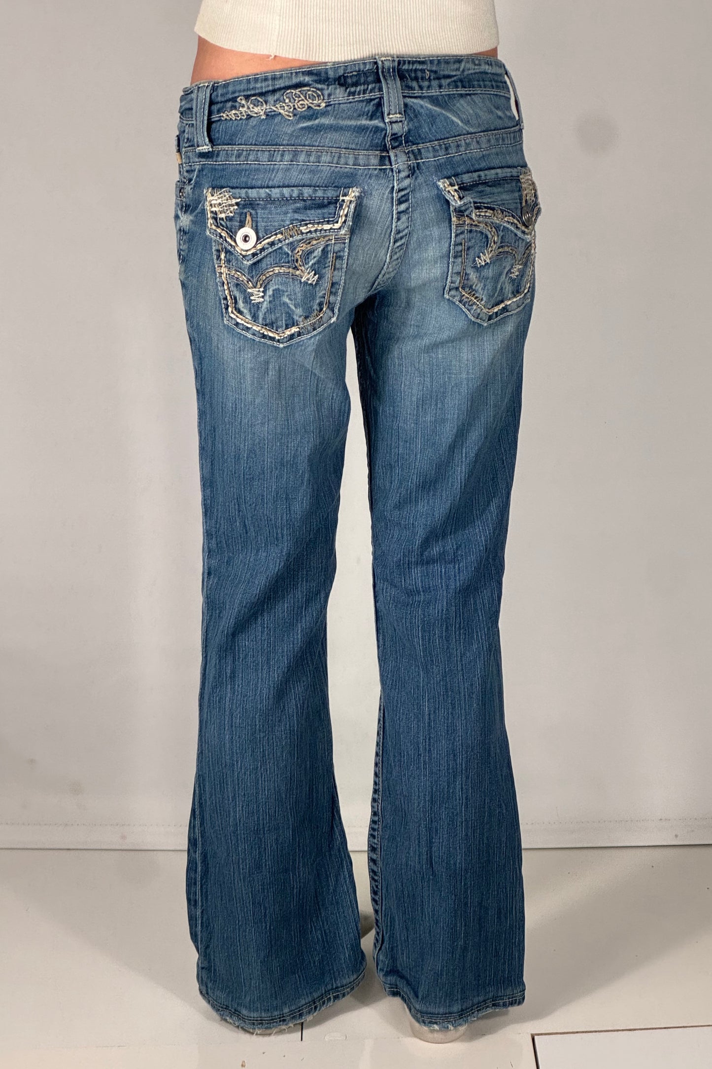 Lågmidjade jeans stl: S/M