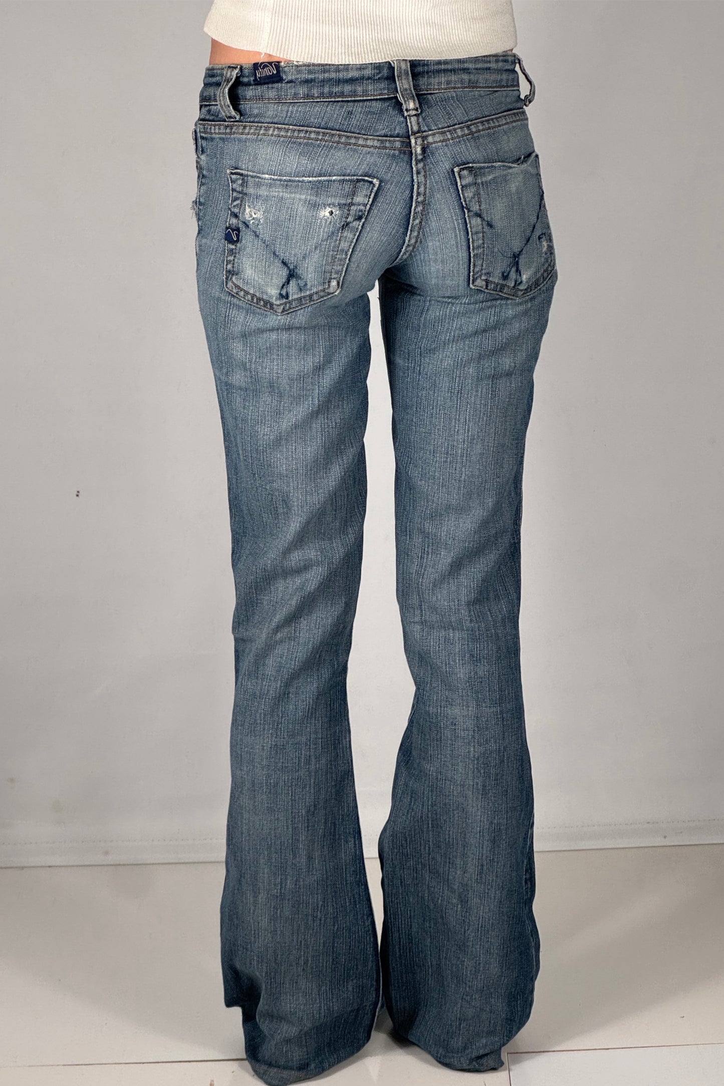 Lavt-sittende jeans str: XS