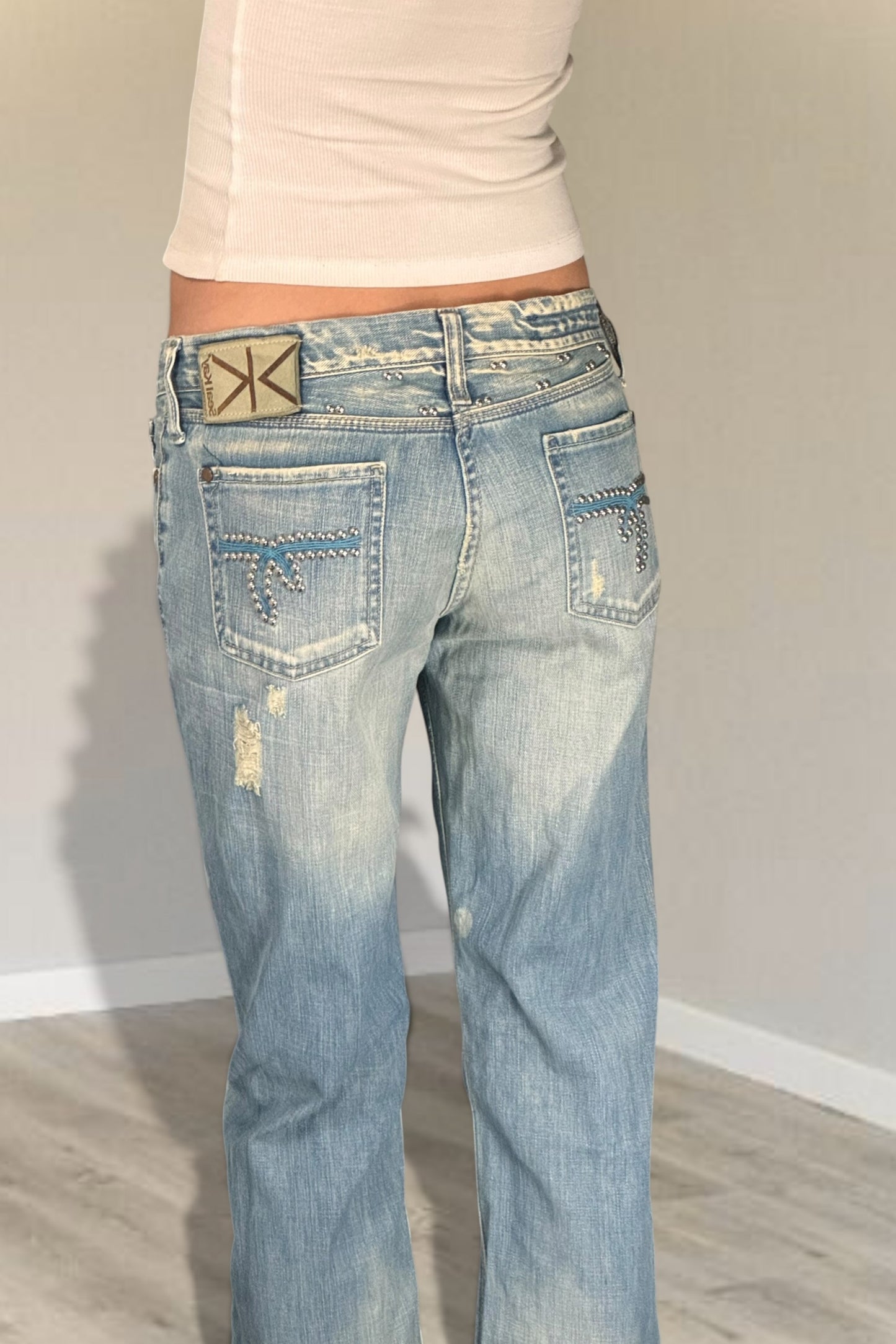 Lågmidjade jeans stl: XS/S