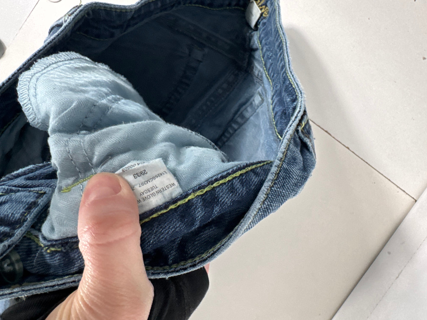 Lågmidjade jeans stl: S/M
