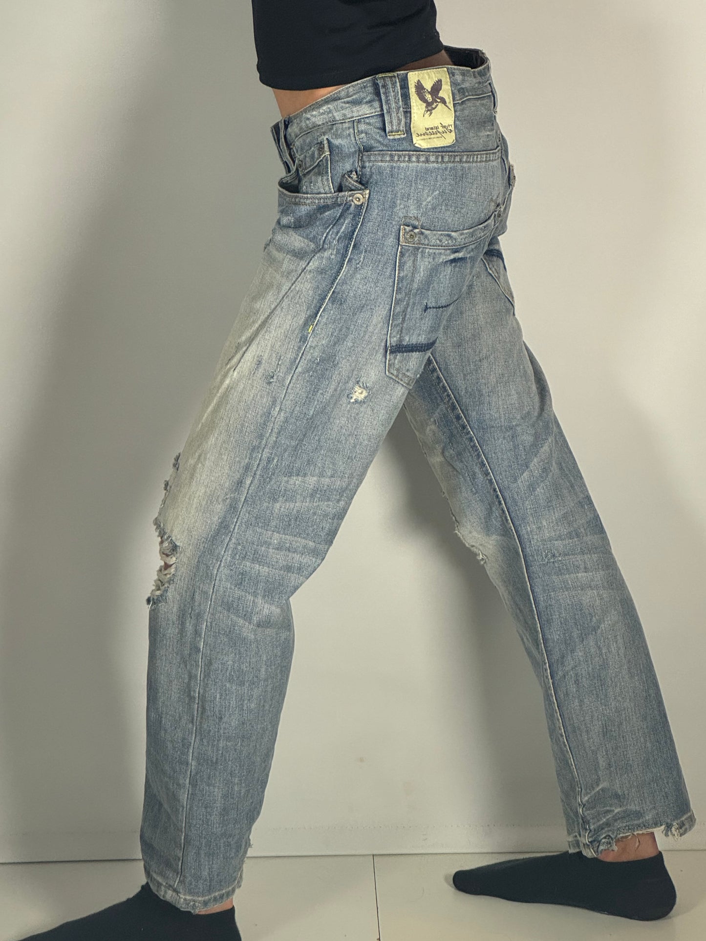 Lågmidjade jeans stl: S/M