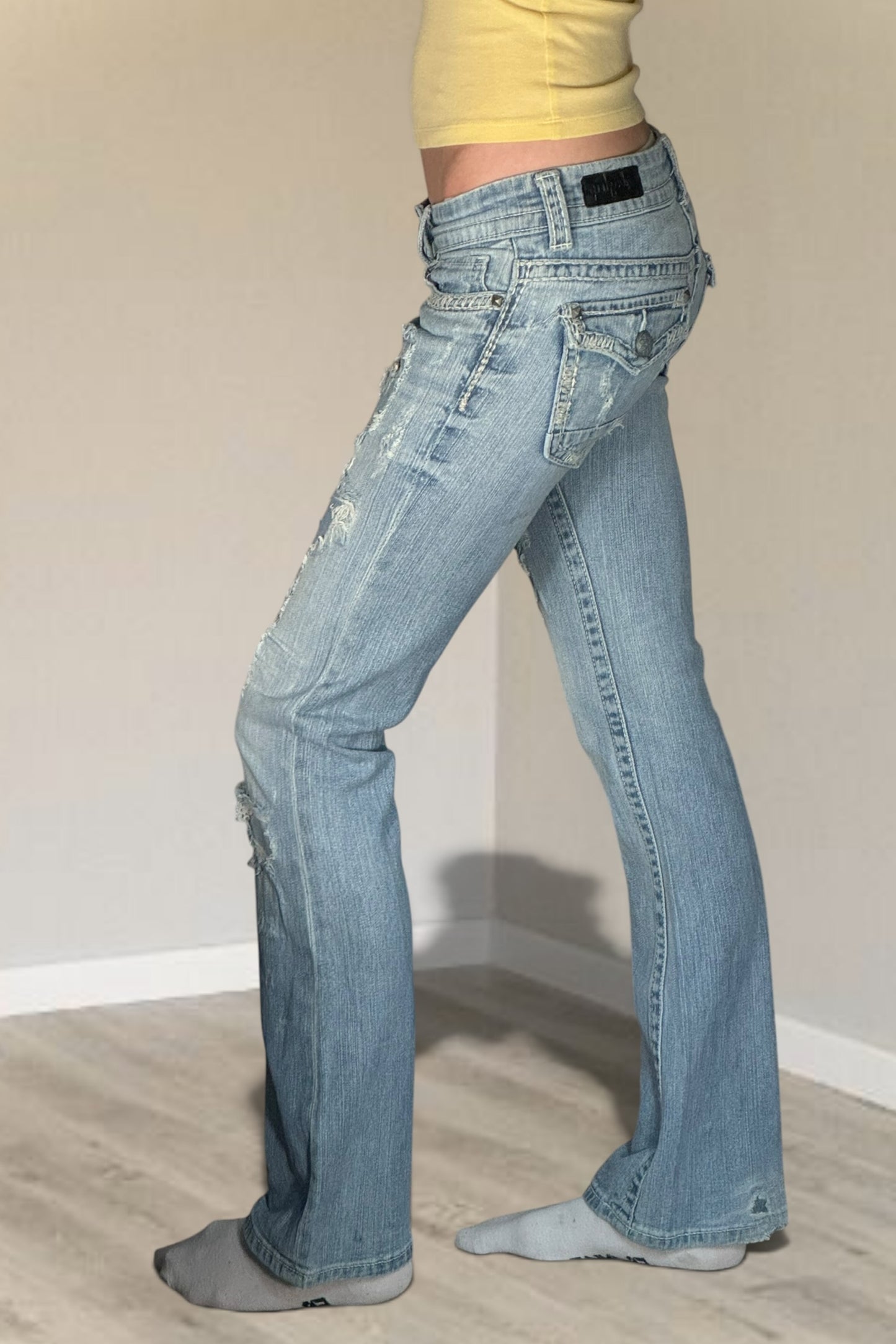 Lågmidjade jeans stl: XXS