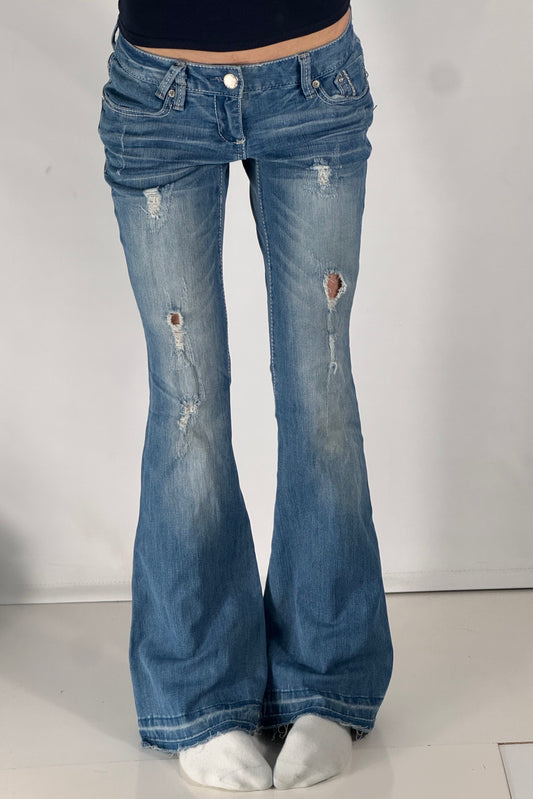 Lågmidjade jeans stl: XS