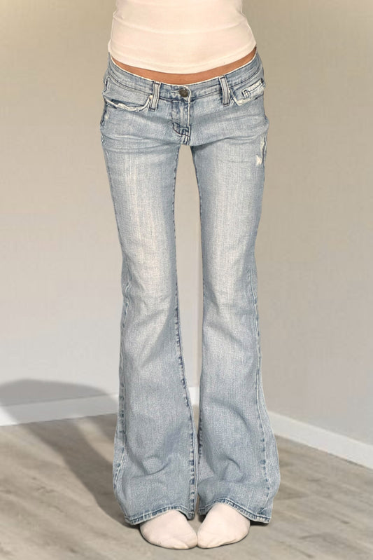 Lågmidjade jeans stl: S