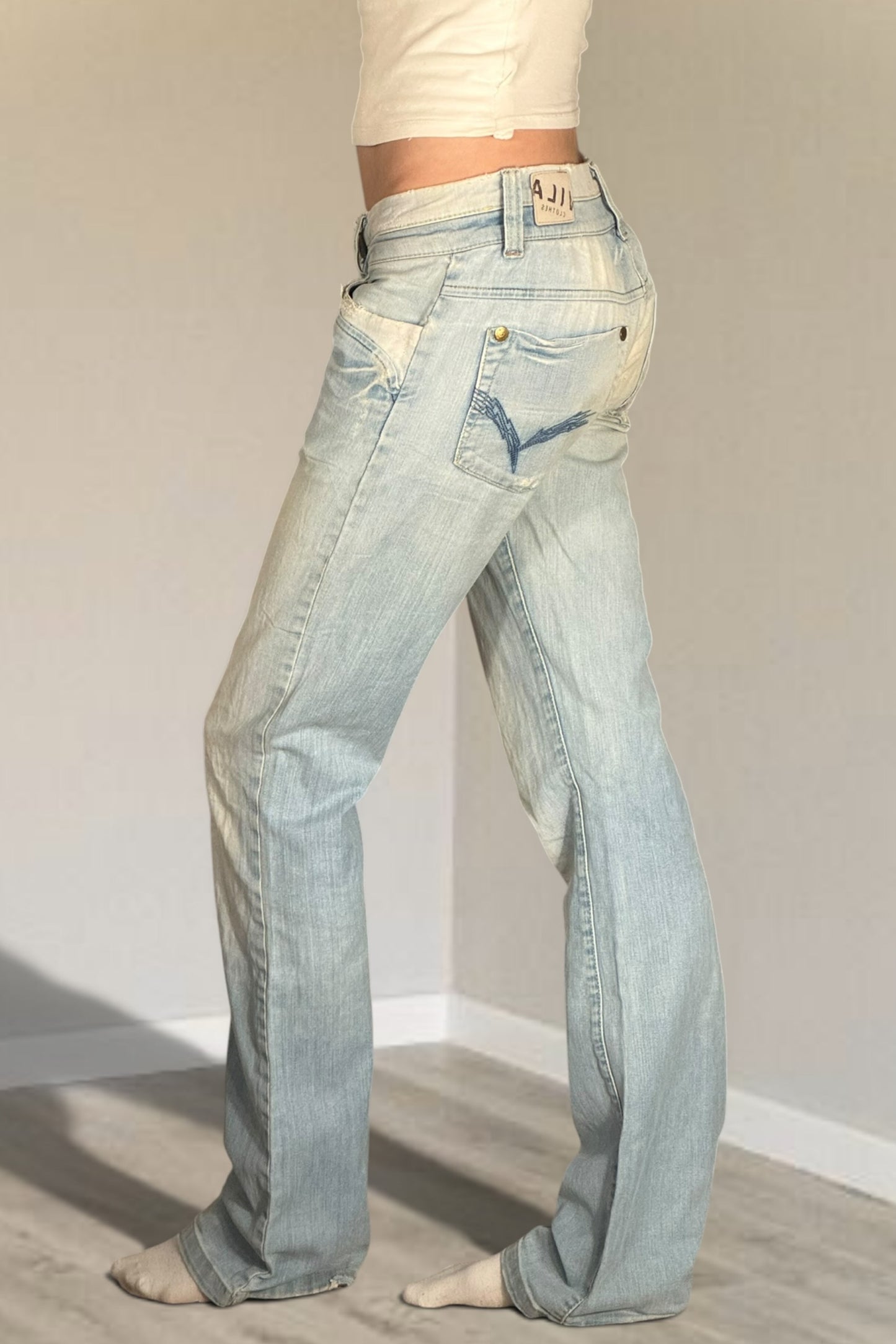 Lågmidjade jeans stl: XS