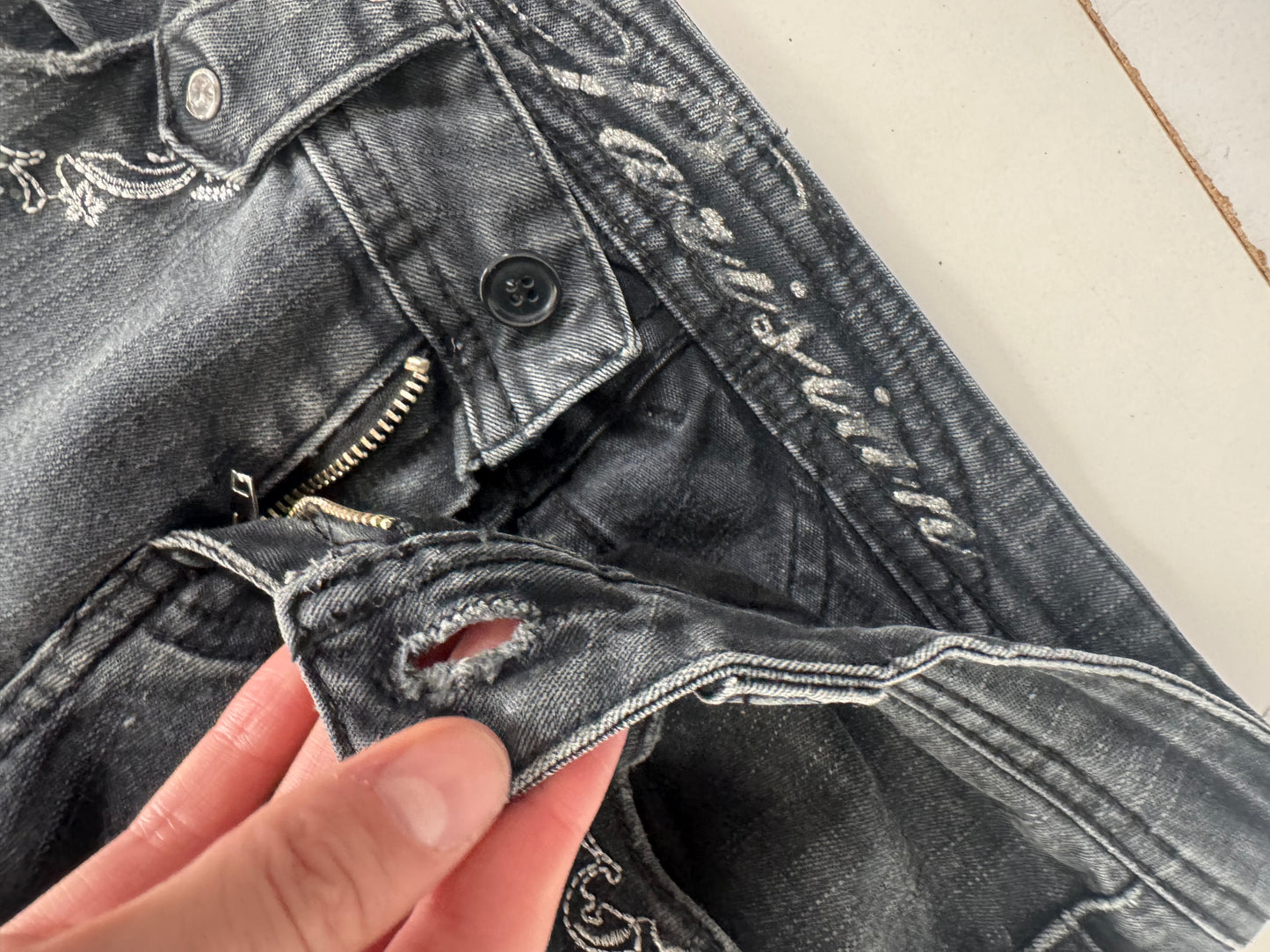 Lågmidjade jeans stl: XXS