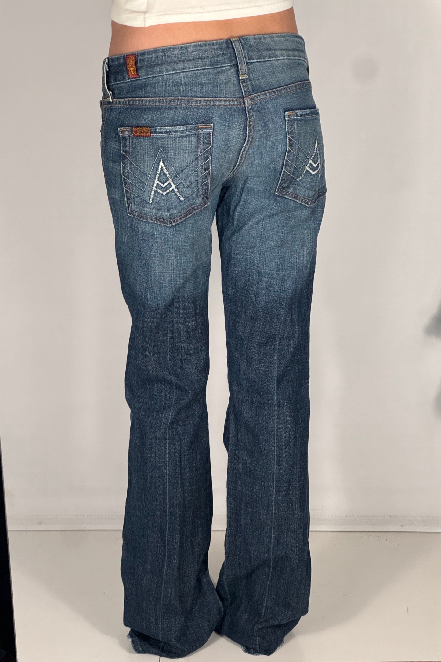 Lågmidjade jeans stl: S