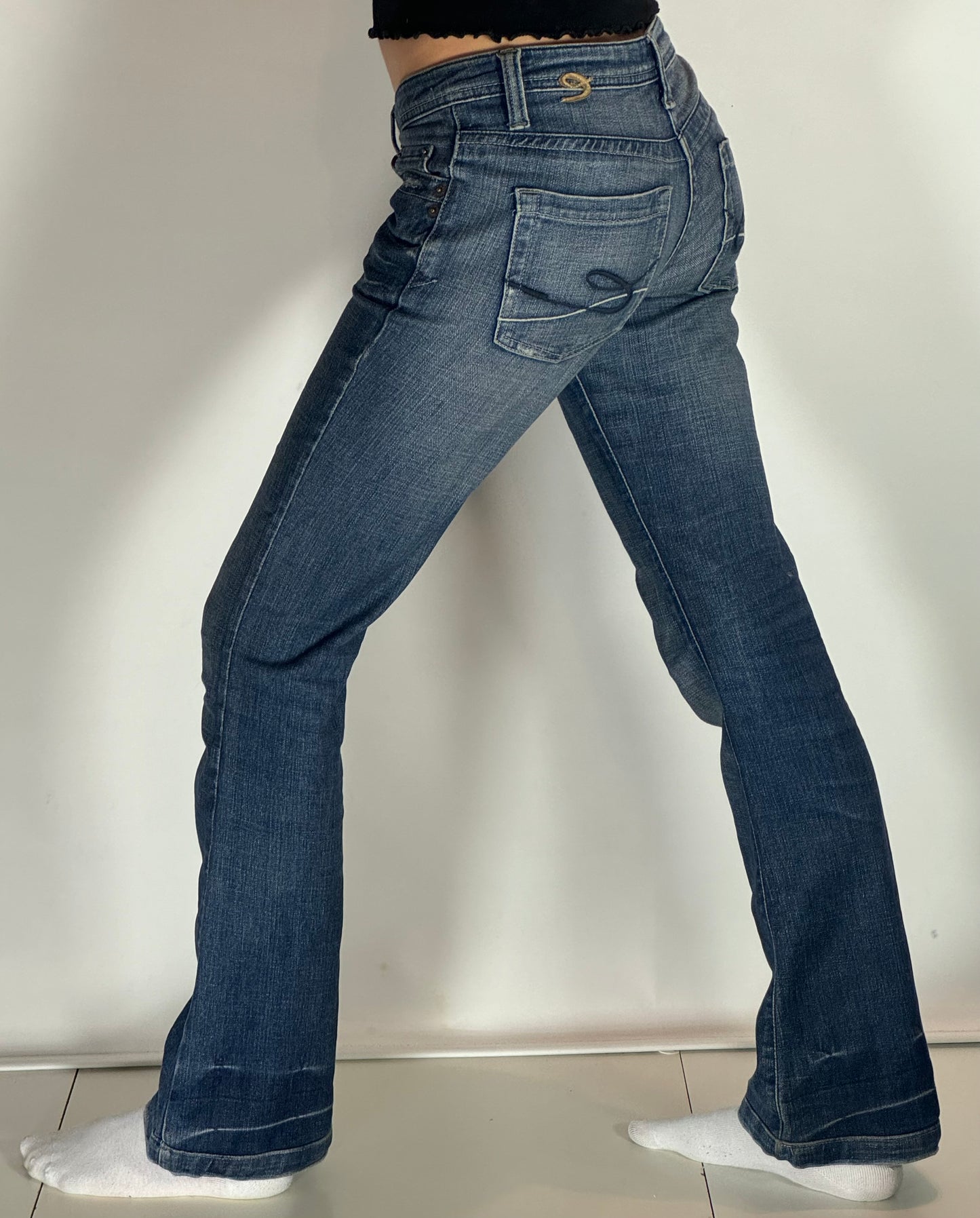Lågmidjade jeans stl: S