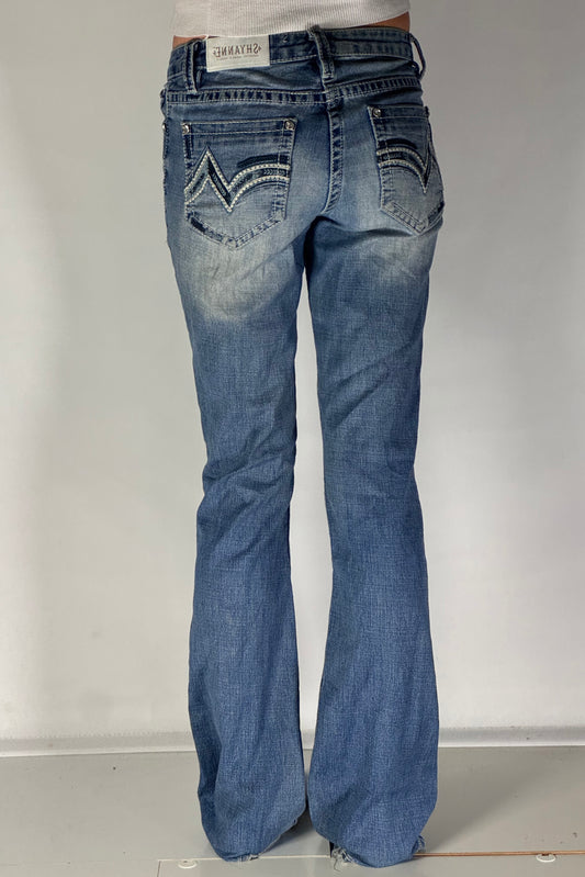 Lågmidjade jeans stl: XS