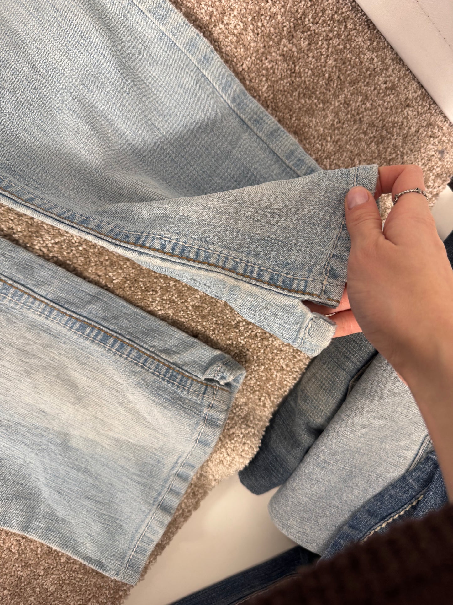 Lågmidjade jeans stl: S