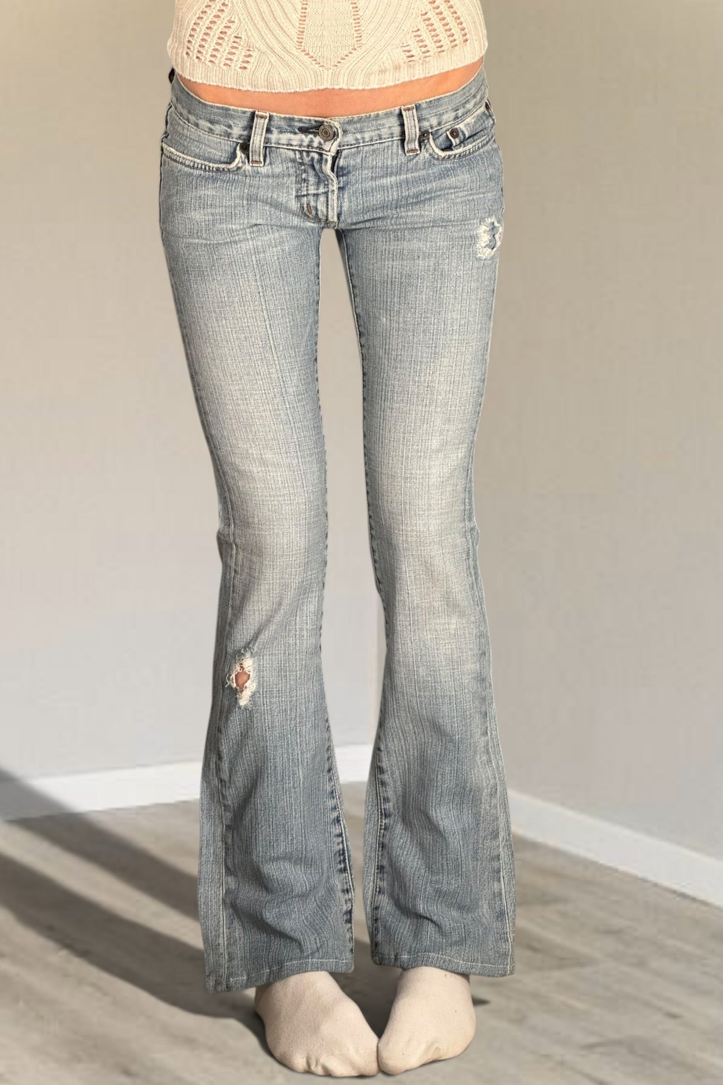 Lågmidjade jeans stl: XXS