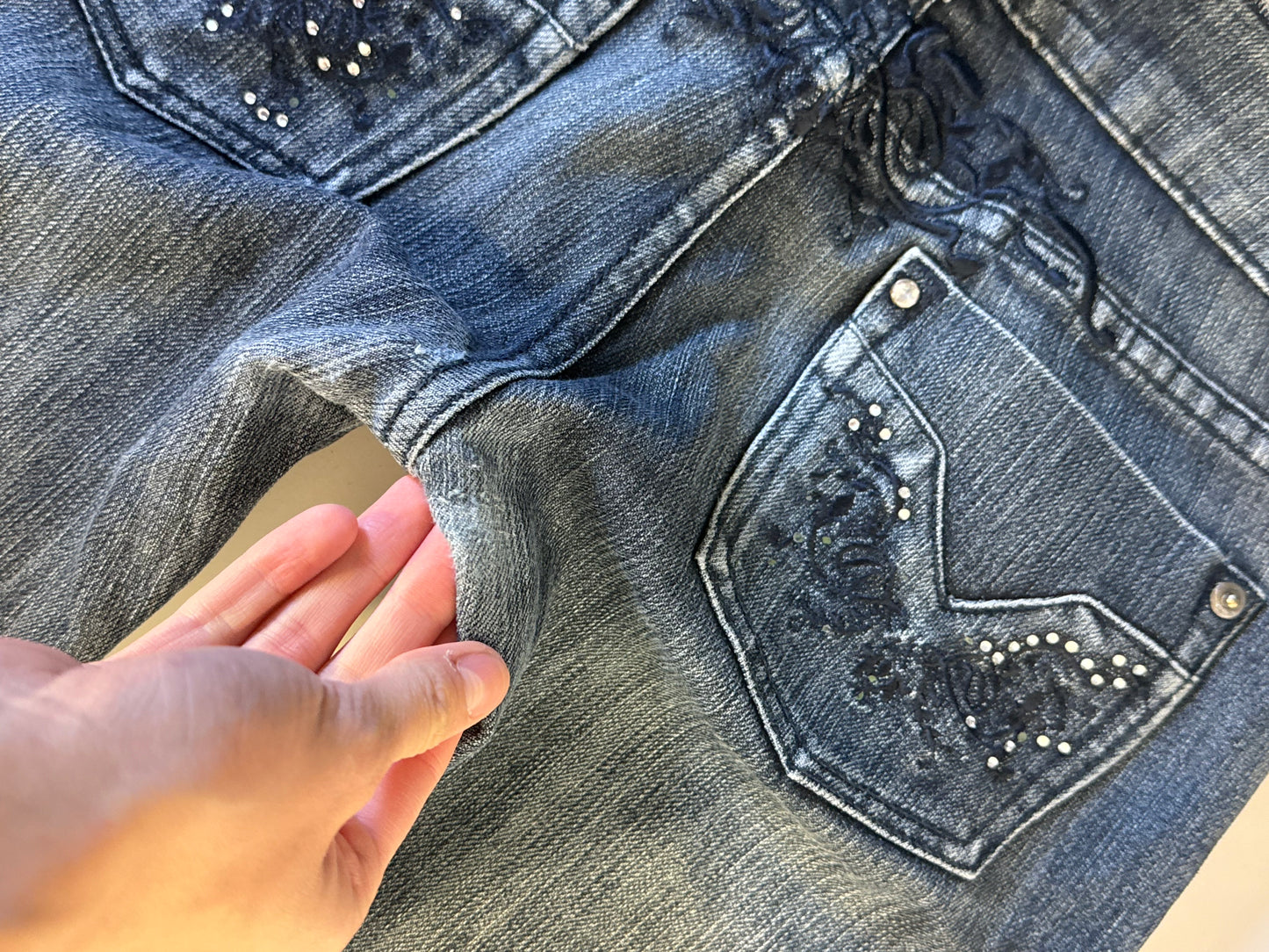 Lågmidjade jeans stl: XS