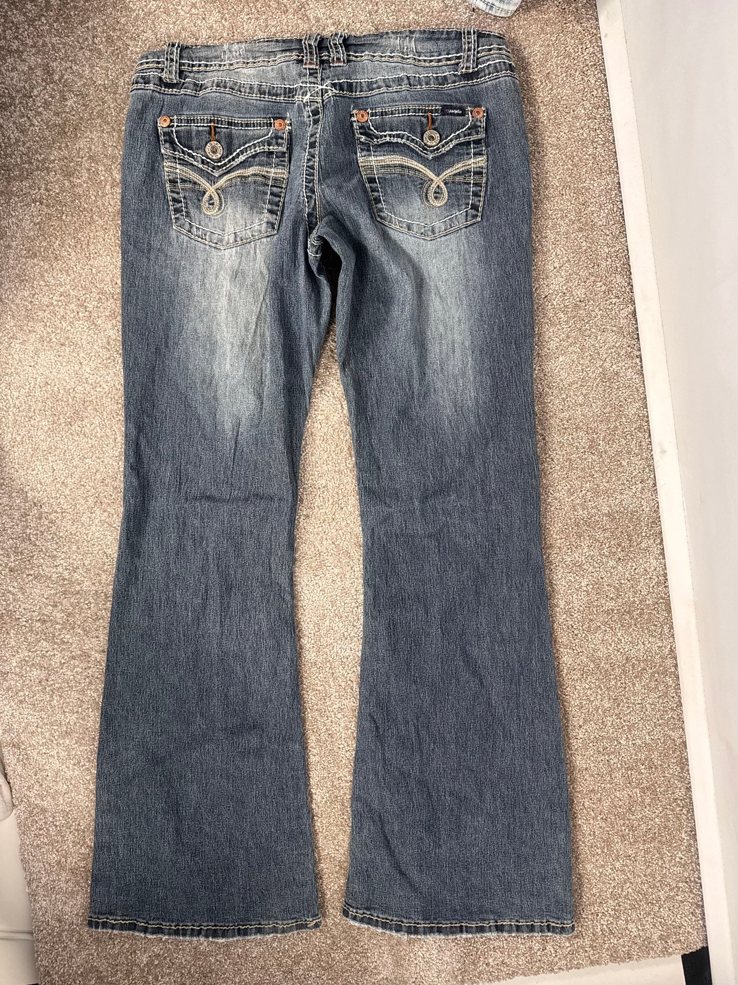 Lavtaljede jeans str: M