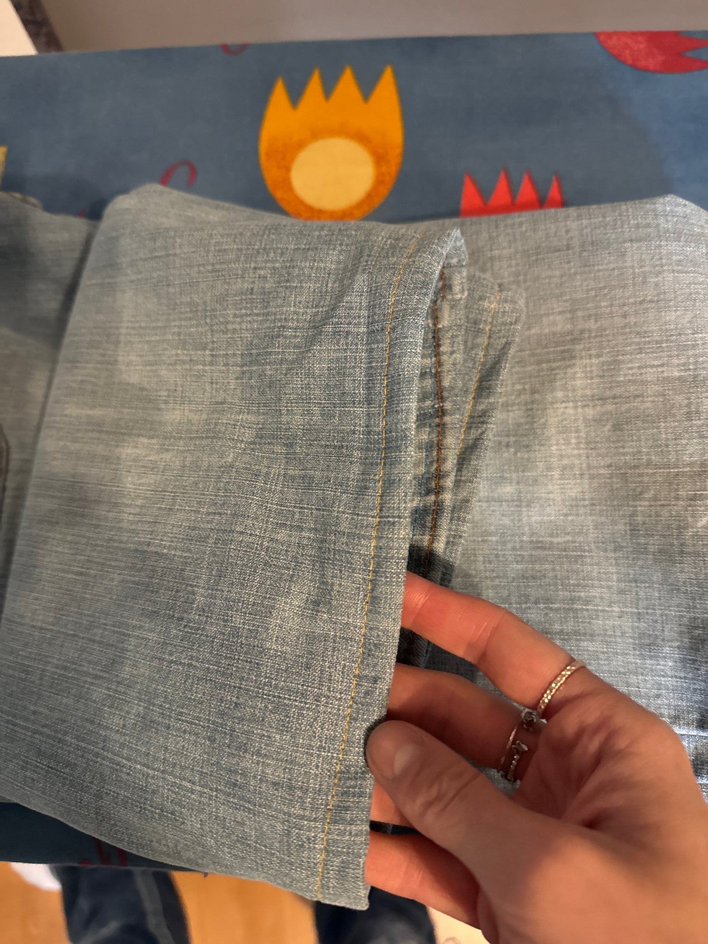 Lågmidjade jeans stl: S
