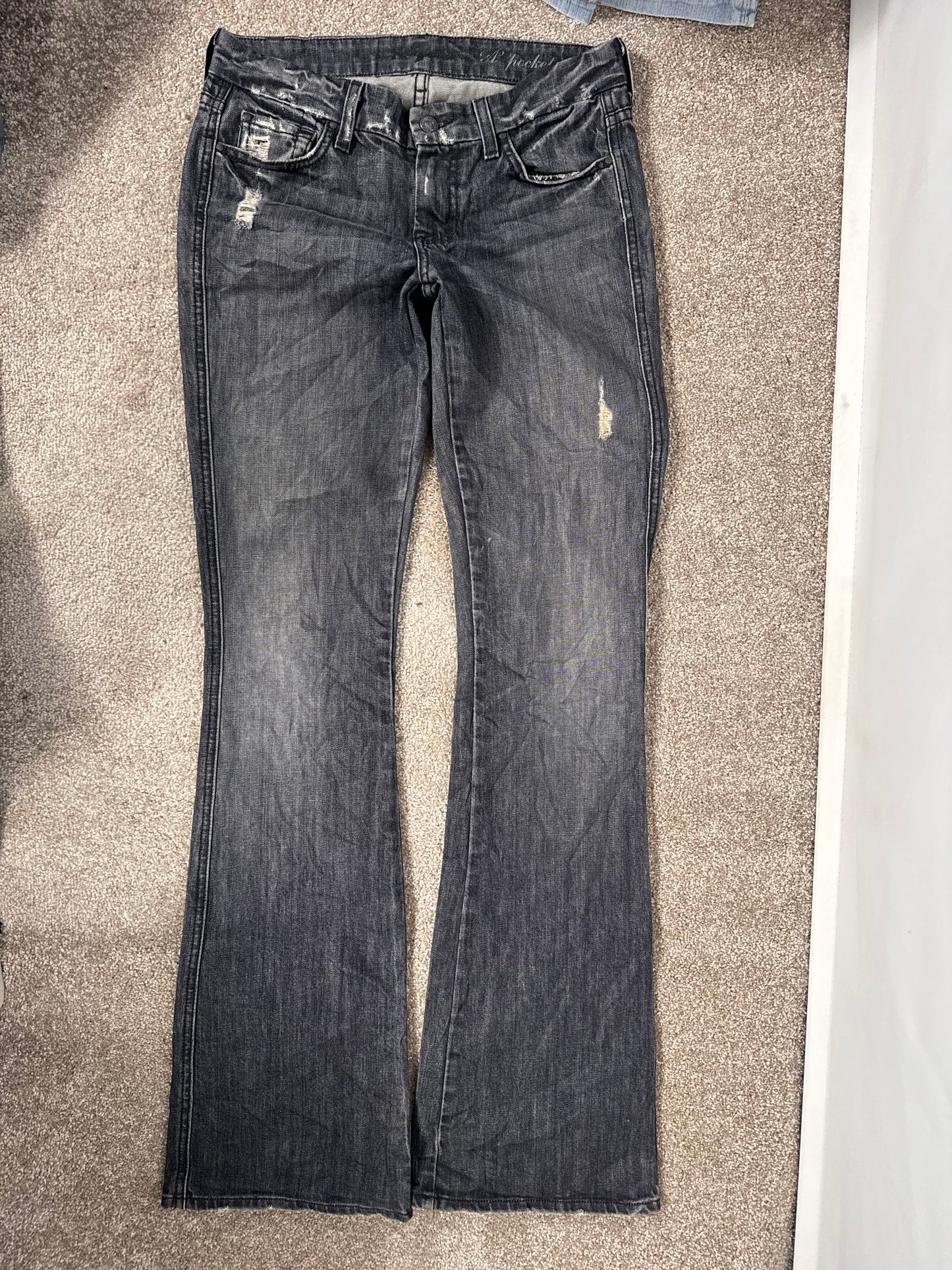 Lågmidjade jeans stl: S