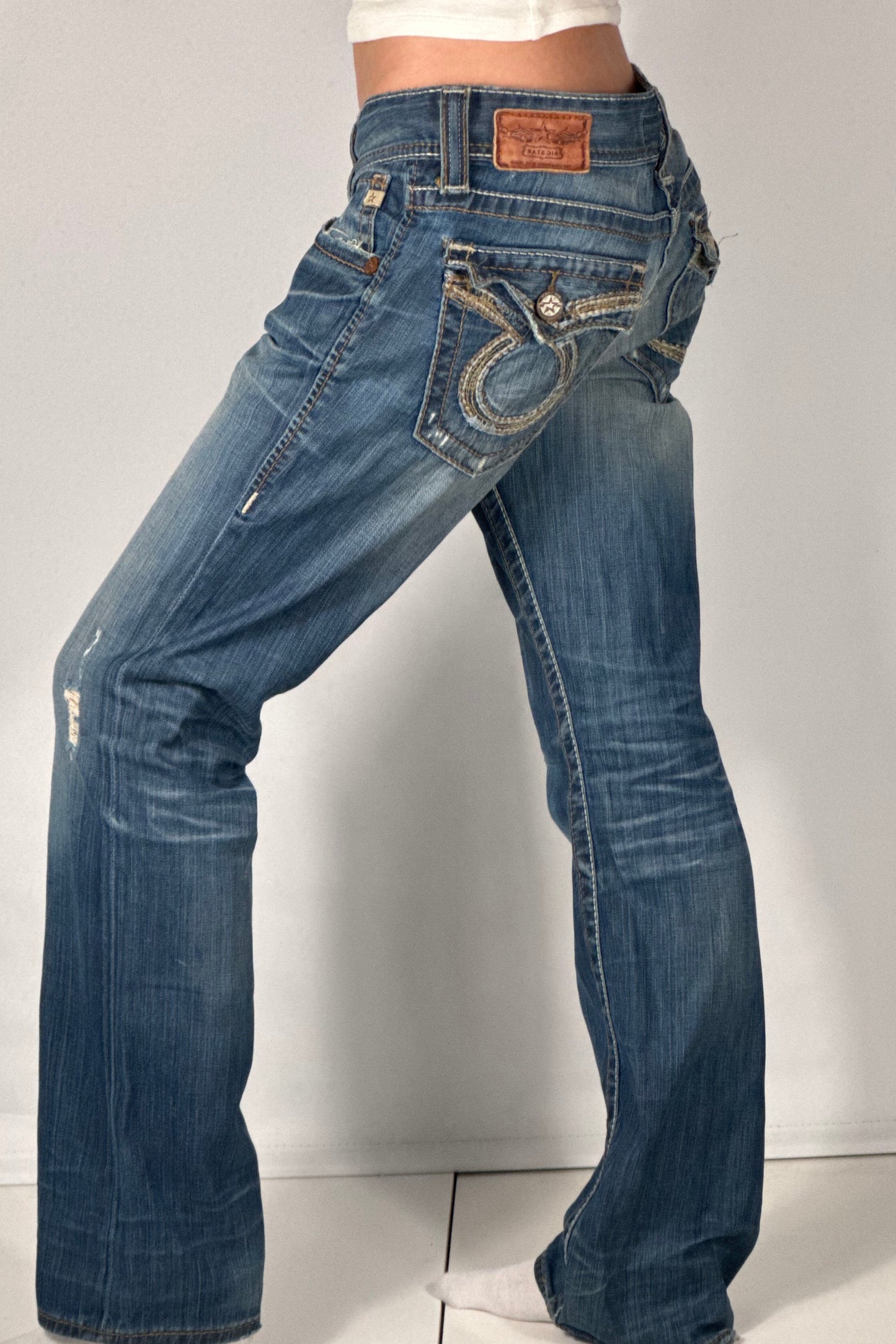 Lågmidjade jeans stl: M